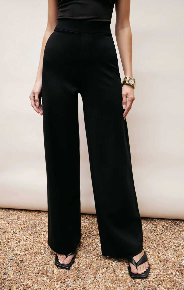 Heidi Wide Leg Trouser Pant - Black | Fashion Nova, Pants | Fashion Nova